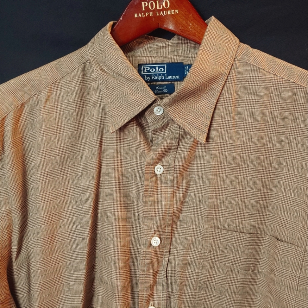 Men's Button down Polo Shirt by Ralph Lauren.